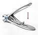Fingernail Clippers Large Toenail Clippers for Thick Nails Heavy Duty Stainless Steel Toenail Clippers for Seniors Wide Jaw Opening Ultra Sharp Cuts Smoothly and Cleanly Rust Proof (Sliver)