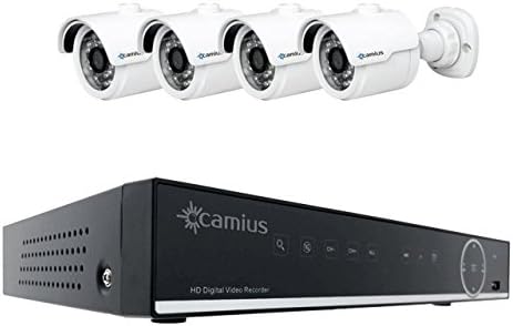 Camius 12 Channel Hybrid Home Security Surveillance Kits with a 4K Trivault184TP/ATC DVR/NVR and additional Super HD 3MP IP Cameras Included (4 Bullet Bundle)