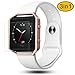 Greatgo Fitbit Blaze Bands 3 in 1 Watch Wristband Strap Soft Silicone Replacement Protective Case Frame with Screen Protector Smart Fitness Watch Bracelet for Men Women white