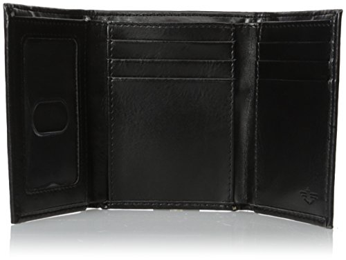 Dockers Men's RFID Blocking Trifold Wallet,Black,One Size