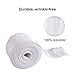 INCREWAY Curtain Accessory, 10 Meters/10.9 Yards White Curtain Heading Deep Pinch Tape Pull Pleat Tape with 20 Pcs Stainless Steel 4 Prong Curtain Pleat Hook Clip