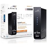 ARRIS SURFboard (16x4) DOCSIS 3.0 Cable Modem Plus AC1900 Dual Band Wi-Fi Router, 686 Mbps Max Speed, Certified for Comcast Xfinity, Spectrum, Cox & more (SBG6950AC2) (Renewed)