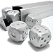 Aluminum Dice 5 in 1 Set Travel Case Deluxe Gift Souvenir