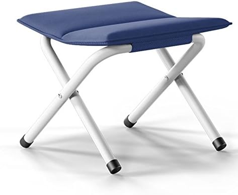 Folding Camp Stool Holds up to 220 LBS, Light and portable Rambler Stool Perfect Companion to Hiking Alone or with Friends,with Thickened Material,Dark Blue