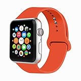 iYou Sport Band Compatible for Apple Watch Band 38MM 42MM, Soft Silicone Replacement Sport Strap Compatible for iWatch 2017 Apple Watch Series 3/2/1, Edition, Nike+, All Models More Colors Choose