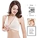 Sunzel Women's Cotton Spandex Seamless Sleep Bra for Nursing and Maternity [2019 Upgraded Version] (XXL, 3 Pack (Beige, Gray, Black))