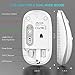 Type C Wireless Mouse, Jelly Comb Dual Mode 2.4Ghz Rechargeable Slim Wireless Mouse with Nano USB and Type C Receiver for PC Laptop, MacBook pro, MacBook air, iMac and More-MS05 (White and Silver)