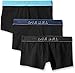Diesel Men's 3-Pack Shawn Messages Cotton Stretch Trunk