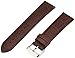 Hadley-Roma Men's MSM898RB-220 22mm Brown Alligator Grain Leather WatchStrap