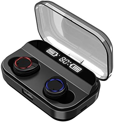 Hengta Wireless Headphones, Bluetooth 5.0 240H Playtime, IPX7 Waterproof True Wireless Earbuds with Deep Bass, Stereo Calls, Low Latency, Instant Pairing, CVC 8.0 Noise Isolation for Gym Running