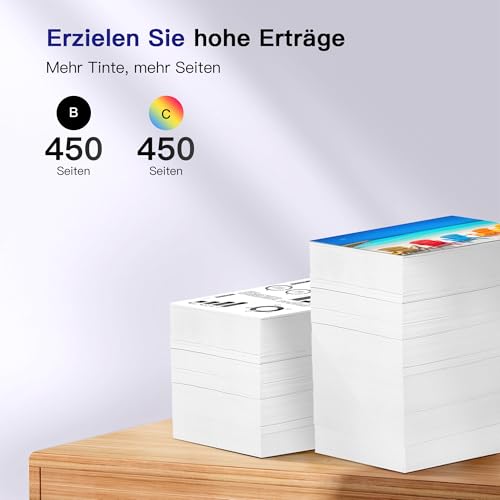 PG-575XL CL-576XL Printer Cartridges Multipack 575 XL 576 XL Ink Cartridge for Canon 575 576 Cartridges 575XL 576XL PG575 CL576 for Canon Pixma TS3550i TS3551i TR4750i TR4751i Cartridges (Black, Colour)