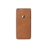 Dpark Luxury Genuine Leather Full Back Skin Film Sticker Decal Durable Protector for Apple iPhone 6 Plus/6s Plus (For iPhone 6 Plus/6s Plus)
