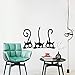ROUSHUN Boger Adhesive Cute Cartoon Cat Wall Stickers Bedroom Livingroom Wall Decals Home Wall DIY Decors
