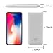 Heloideo 10000mAh Portable Charger Compact Power Bank External Battery Pack with Built-in AC Wall Plug and Micro Type-c Cables …