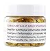Sweetapolita Edible Sprinkles Metallic Gold Stars, 5g - 1 Ounce Jar