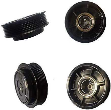 AC COMPRESSOR CLUTCH KIT (PULLEY, BEARING, PLATE) FITS: 2014 Porsche Cayenne 8 CYL 4.8L 7 Groove 7SEU17C