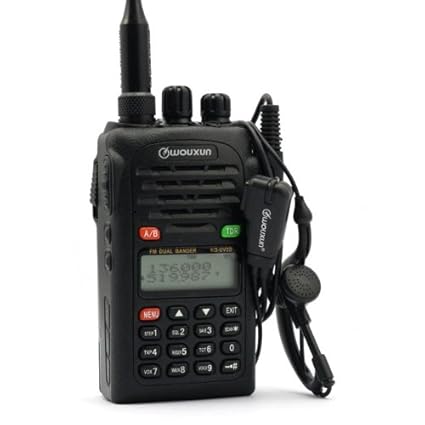 WOUXUN KG-UV2D 5W 2M 420-520 136-174 MHz Dualband Tragbares Handfunkgerät EU Radio (Headset und Mikrophon enthaltend)