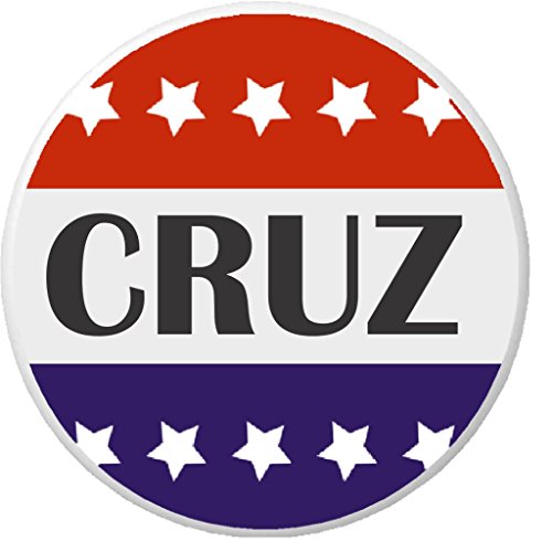Cruz Red White Blue Stars 1.25â€ Pinback Button Pin Ted Election Campaign
