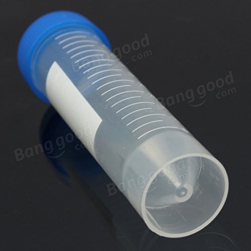 Pink Lizard 50ml Graduated Plastic Eppendorf Centrifuge Tube Self Standing With Screw Cap