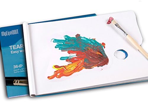 MyLifeUNIT Tear Off Palette for Oil Painting (36 Sheets, 9" x 12")