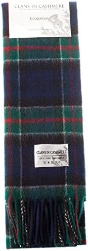 Clans Of Scotland Scottish Tartan Cashmere Scarf Colquhoun (One Size)