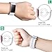 Wepro Bands Replacement Compatible Fitbit Charge 3 for Women Men Large, 3 Pack Sports Watch Band Strap Waterproof Wristband for Fitbit Charge 3 & Charge 3 SE Fitness Tracker, Black, Pink Sand, White