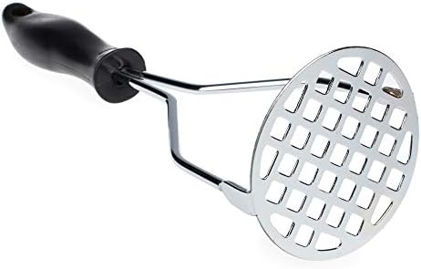Rubber handle potatoes masher, Potato masher stainless steel, Sweet potato masher, Metal potato masher