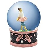WL SS-WL-18475 45mm Ballerina Girl in Blue Jeans/Tutu Water Globe Decorated