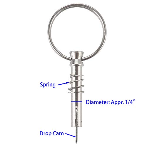 2 Release+Diameter+Spring+Stainless+Hardware