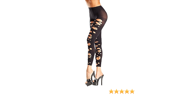Footless Ripped Tights 