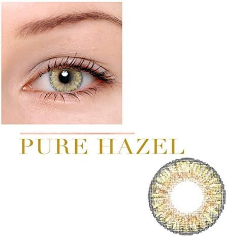 Women Multicolor Cute Charm and Attractive Fashion Contact Lenses Cosmetic Makeup Eye Shadow - Pure Hazel