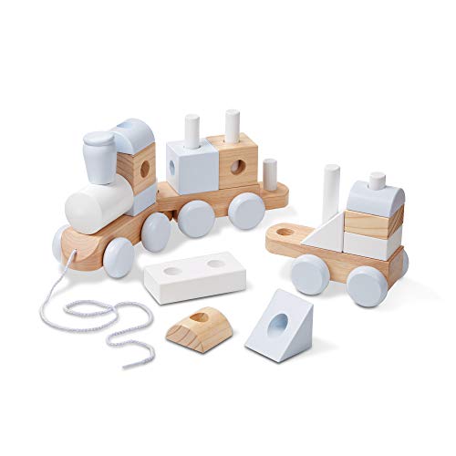 Melissa & Doug Jumbo Stacking Train Natural, 2+ years, 17pieces