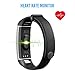 Fitness Tracker, EIVOTOR Activity Tracker with Wrist-Based Heart Rate Monitor, Water Resistant Watch Band with Step Tracker Sleep Monitor Calorie Counter Notification Alerts for Android iOS Smartphone