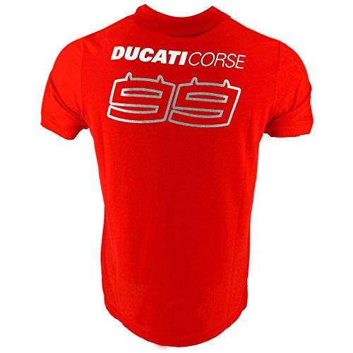 Ducati Corse Jorge Lorenzo 99 Moto GP Racing Panel Polo Shirt Official 2018