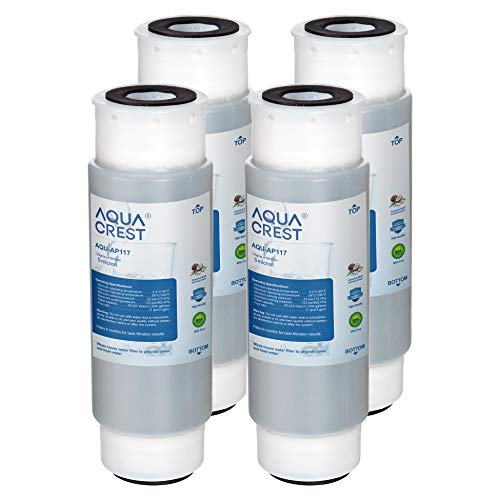 AQUACREST AP117 Whole House Water Filter, Compatible with 3M Aqua-Pure AP117, Whirlpool WHKF-GAC (Pack of 4)
