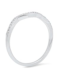 Anillo de mujer 0,12 quilates, oro 14 K corte con diamantes redondos.