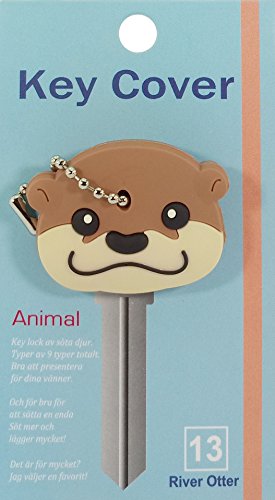 Key Cover / Key Caps / Key Holder / Keycaps - Cute Animal Pet Faces (River Otter)