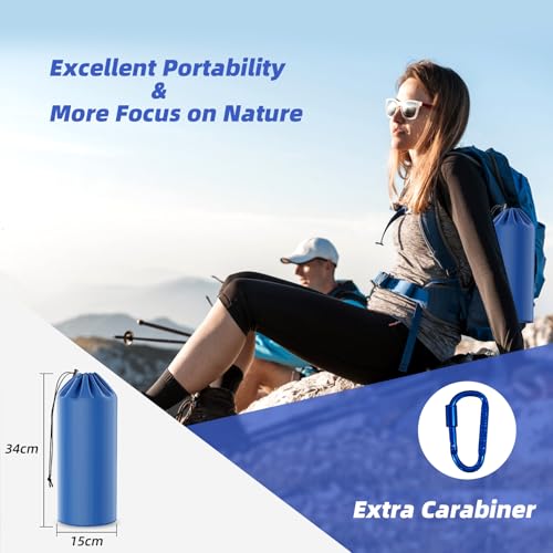 futrue-wolker Inflatable Sleeping Mat (Foot Pump), 83 cm Ultra Wide Sleeping Mat, Air Mattress, Camping, 13 cm Thickened Inflatable Mattress for Hiking, Sunbathing, Cycling Tents