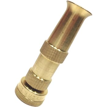 Hose Nozzle High Pressure for Car or Garden - Solid Brass Fittings - Made in USA - Garden Hose Nozzle Lifetime Guarantee - Adjustable Water Sprayer From Spray to Jet - Heavy Duty - Fits Standard Hoses - Includes Free Gardening Secret How-to E-book