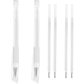TEONEI Eyebrow microblading Marker Pen,Skin Marker Pen,Eyebrow Permanent Makeup Position Mapping Mark Tools (White)
