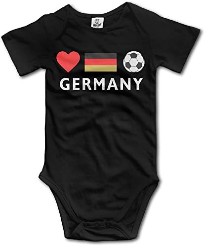 MMJQ6 Germany Football German Soccer Baby Newborn Infant Creeper Short-Sleeve Onesie Romper Jumpsuit