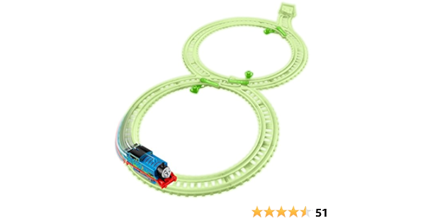 thomas glow in the dark train set