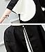 Yesno QO3 Women Girl Crop Tops Blouse Casual White Black Circle Unique Back Design Plus Size Short Sleeve