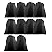 10 Pcs Shoe Bags for Travel – Black Shoe Storage Bags, Durable, Water-Resistant Design with Drawstring Closure for Easy Packing, Organizing, and Protecting from Dust, Optimal Size 15.75