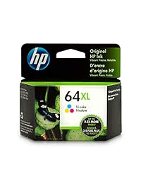 HP 64XL - Cartucho de tinta tricolor (N9J91AN) para HP ENVY Photo 6252 6255 6258 7155 7158 7164 7855 7858 7864 HP ENVY 5542