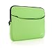 iPearl 13-inch Soft Neoprene Sleeve Case for MacBook & UltraBook Laptop (Built-in External Pocket) (Green)