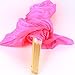 WHATWEARS 1.8m Colorful Belly Dancing Silk Bamboo Veils Dance Long Fans