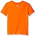 PUMA Big Boys' No.1 Logo Tee, Fire Orange, 10-12 (Medium)