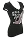 Women's Walk by Faith Rhinestone Bling T-Shirts Black