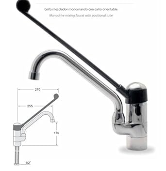 Grifo gerontológico mezclador industrial: Amazon.es ...